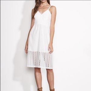 Ali & Jay Bellissimo Lace Fit & Flare Midi Dress